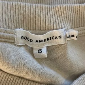 Good American white Sherpa sweatershirt - 5